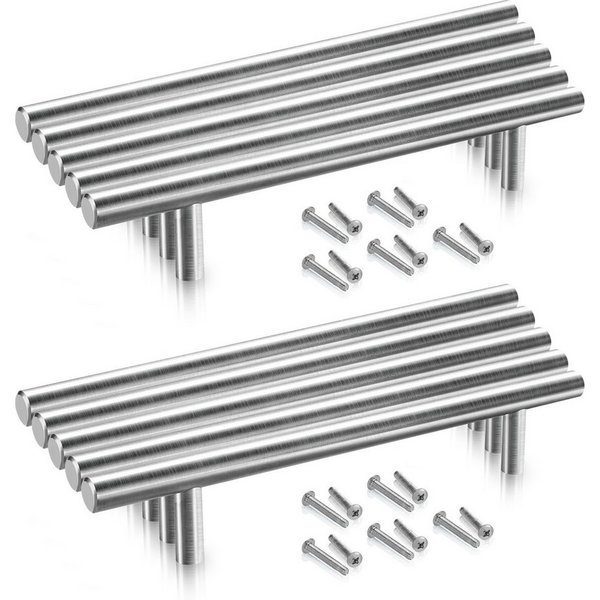 Clanmacy Möbelgriff 10x Möbelgriffe Stangengriff Edelstahl Küchengriffe Küche Bügelgriff (10-St., 10), 156x96MM/188x128MM/220x160MM*10MM/12MM