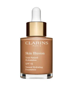 CLARINS Skin Illusion Natural Hydrating SPF 15 Flüssige Foundation · 30 ml · Hellbraun