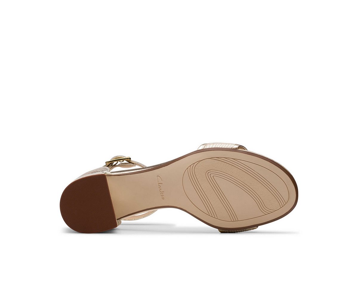 Clarks Clarks Ezoria Mae 26181296 4, Sandaletten, Gold, Damen Sandalette – Bild 4 von 5