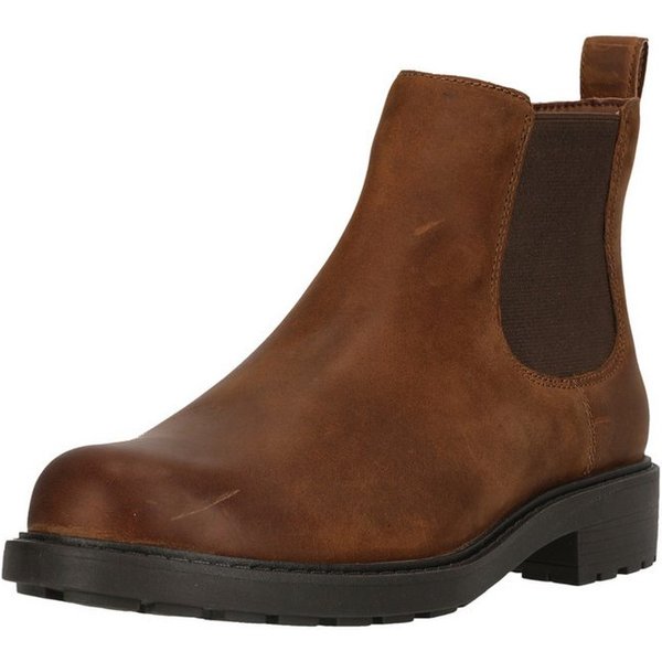 Clarks Orinoco2 Lane Brown Snuff Stiefelette mit elastischen Einsätzen