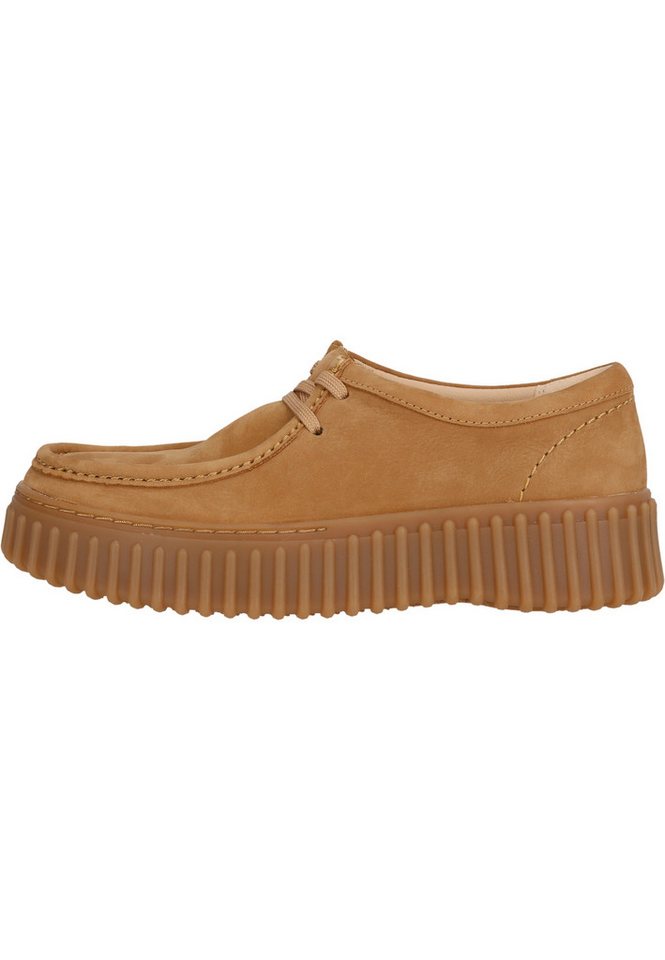 Clarks Torhill Bee Mokassin mit großer gerippter Außensohle – Bild 2 von 5