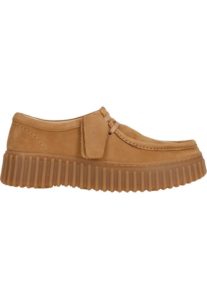 Clarks Torhill Bee Mokassin mit großer gerippter Außensohle – Bild 3 von 5