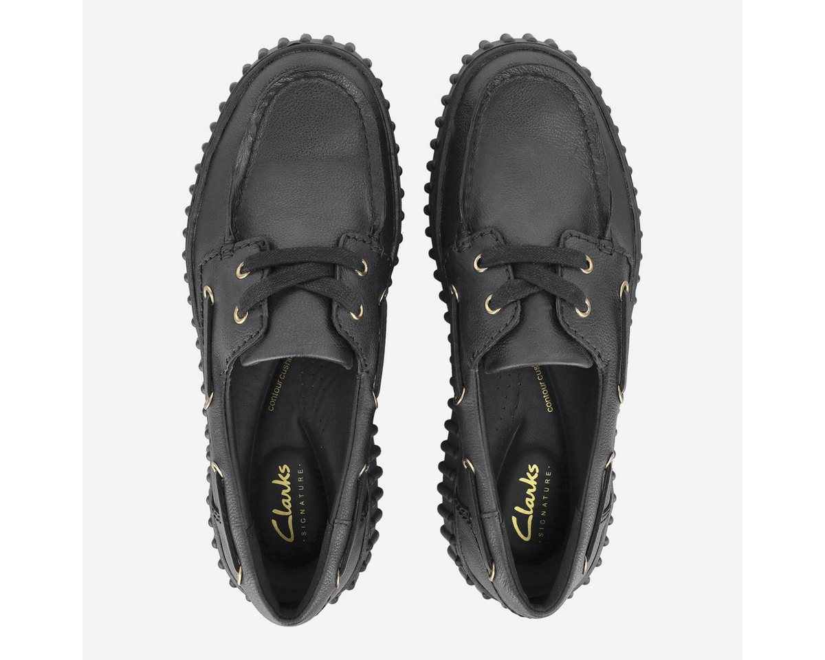 Clarks Clarks Torhill Boat 26329433 4, Schnürschuhe, Schwarz, Damen Schnürschuh – Bild 3 von 5