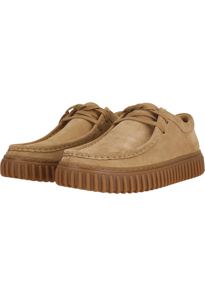 Clarks Torhill Lo Mokassin mit großer gerippter Außensohle – Bild 4 von 5