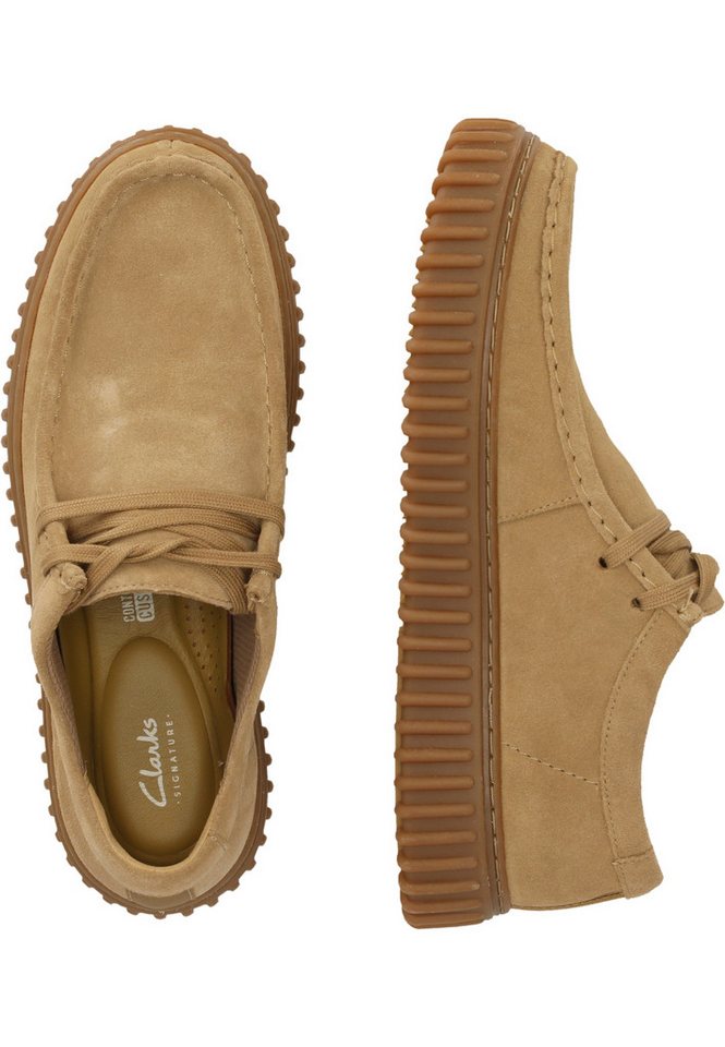 Clarks Torhill Lo Mokassin mit großer gerippter Außensohle – Bild 5 von 5