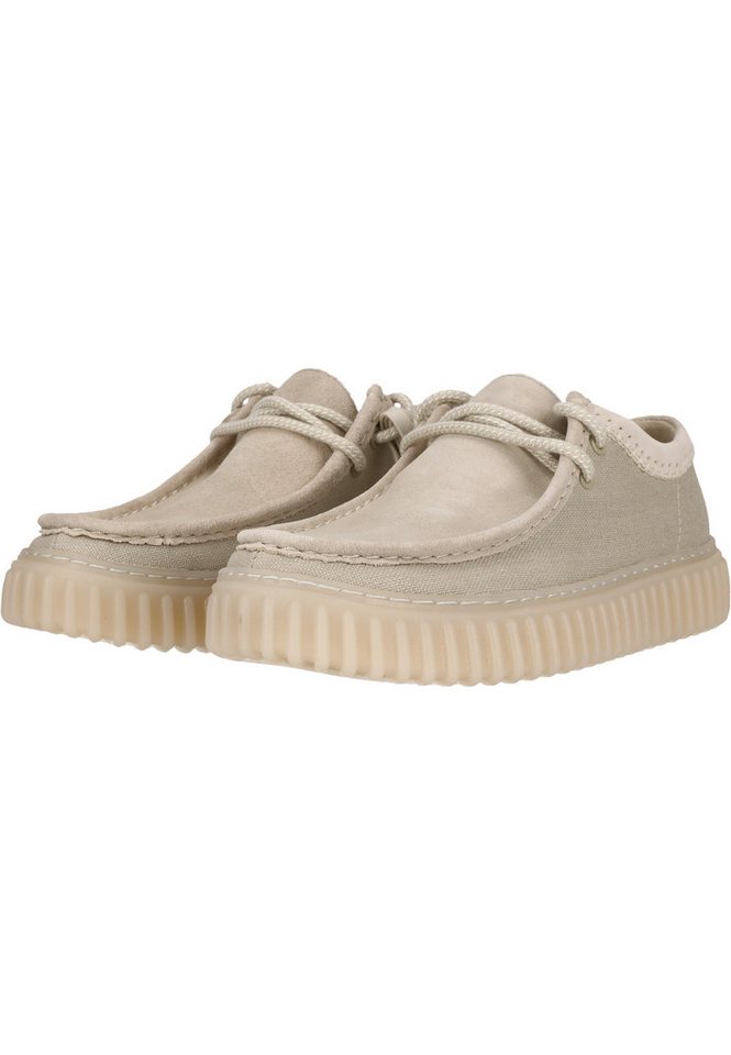 Clarks Torhill Low Mokassin mit markanter, gerippter Sohle – Bild 3 von 5