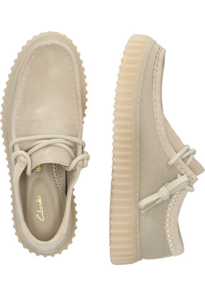 Clarks Torhill Low Mokassin mit markanter, gerippter Sohle – Bild 4 von 5