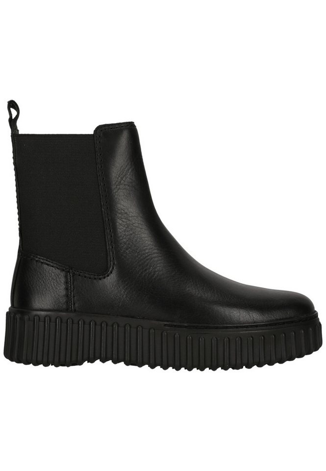 Clarks Torhill Maple Black Leather Stiefelette mit charakteristischer, gerippter Sohle – Bild 3 von 5