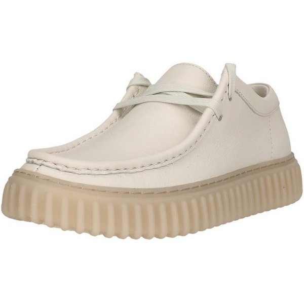 Clarks Torhill Schnürschuh mit zeitloser gerippter Sohle
