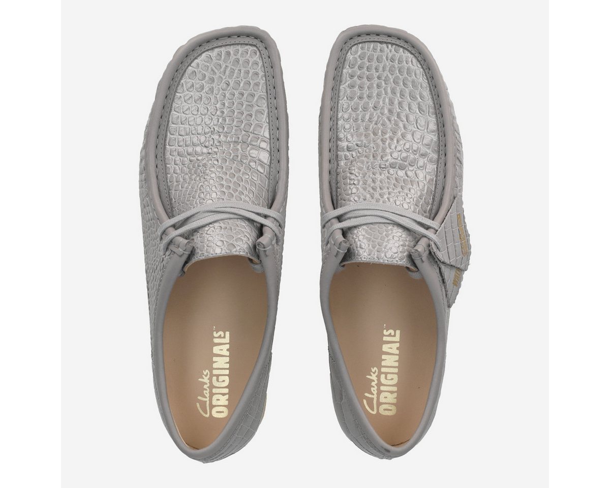 Clarks Clarks Wallabee 26176573 7, Schnürschuhe, Grau, Herren Schnürschuh – Bild 3 von 5