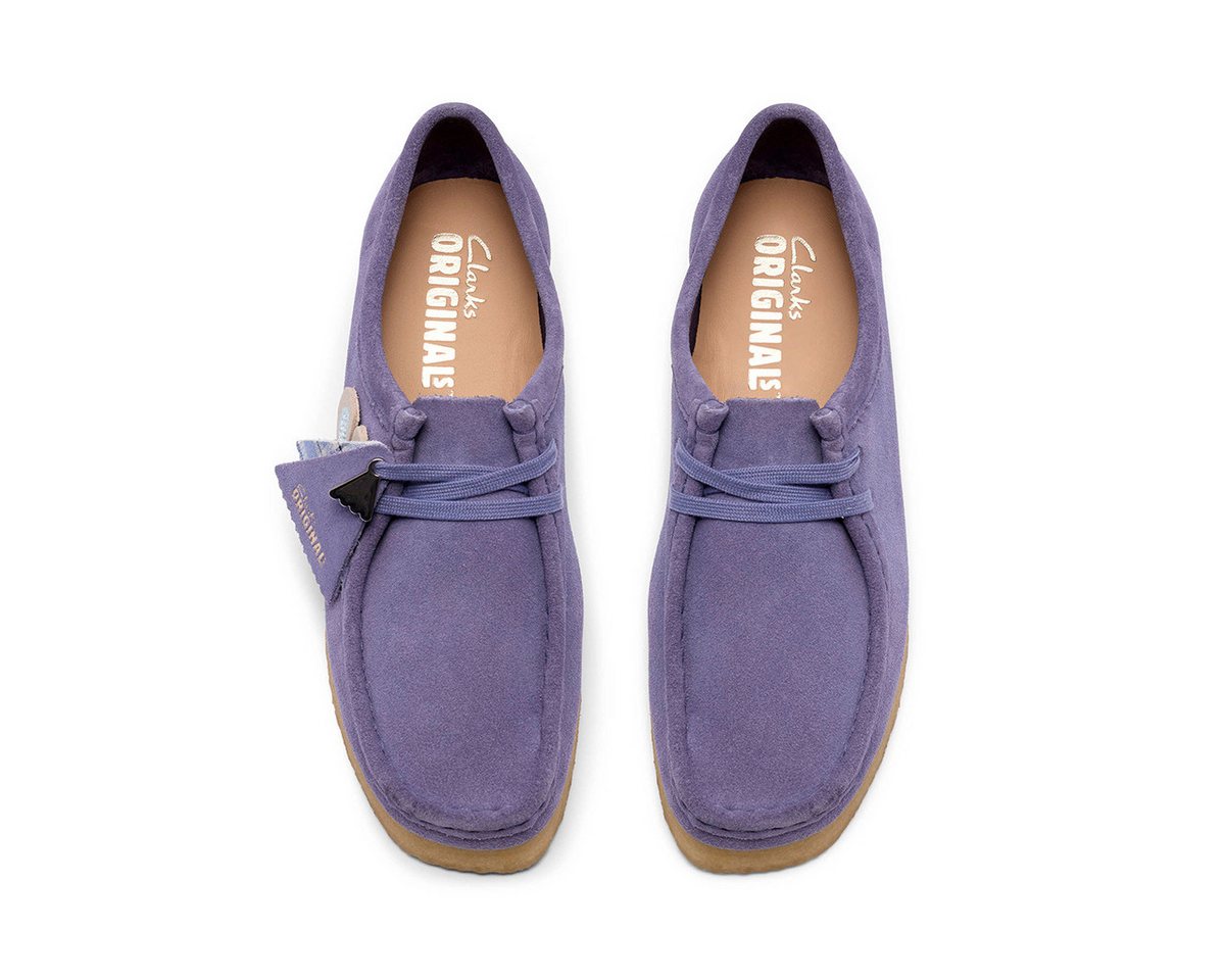 Clarks Clarks Wallabee 26186542 4, Schnürschuhe, Lila, Damen Schnürschuh – Bild 3 von 5