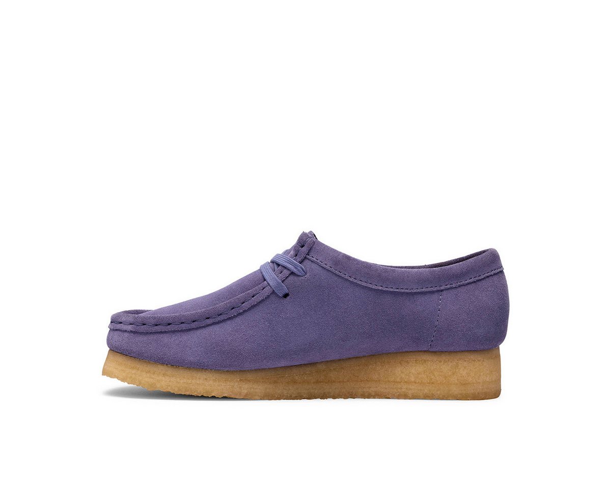 Clarks Clarks Wallabee 26186542 4, Schnürschuhe, Lila, Damen Schnürschuh – Bild 4 von 5