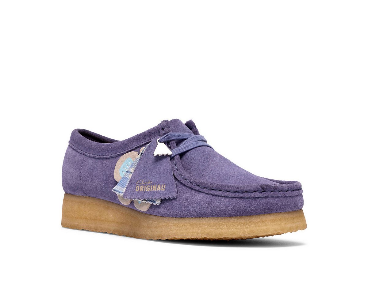 Clarks Clarks Wallabee 26186542 4, Schnürschuhe, Lila, Damen Schnürschuh – Bild 5 von 5