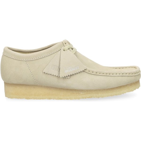 Clarks Clarks Wallabee 26188318 7, Schnürschuhe, Beige, Herren Schnürschuh