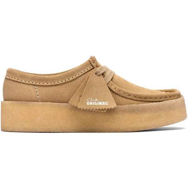 Clarks Clarks Wallabee Cup 26185689 4, Schnürschuhe, Beige, Damen Schnürschuh