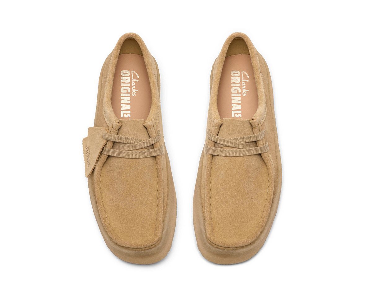Clarks Clarks Wallabee Cup 26185689 4, Schnürschuhe, Beige, Damen Schnürschuh – Bild 3 von 5