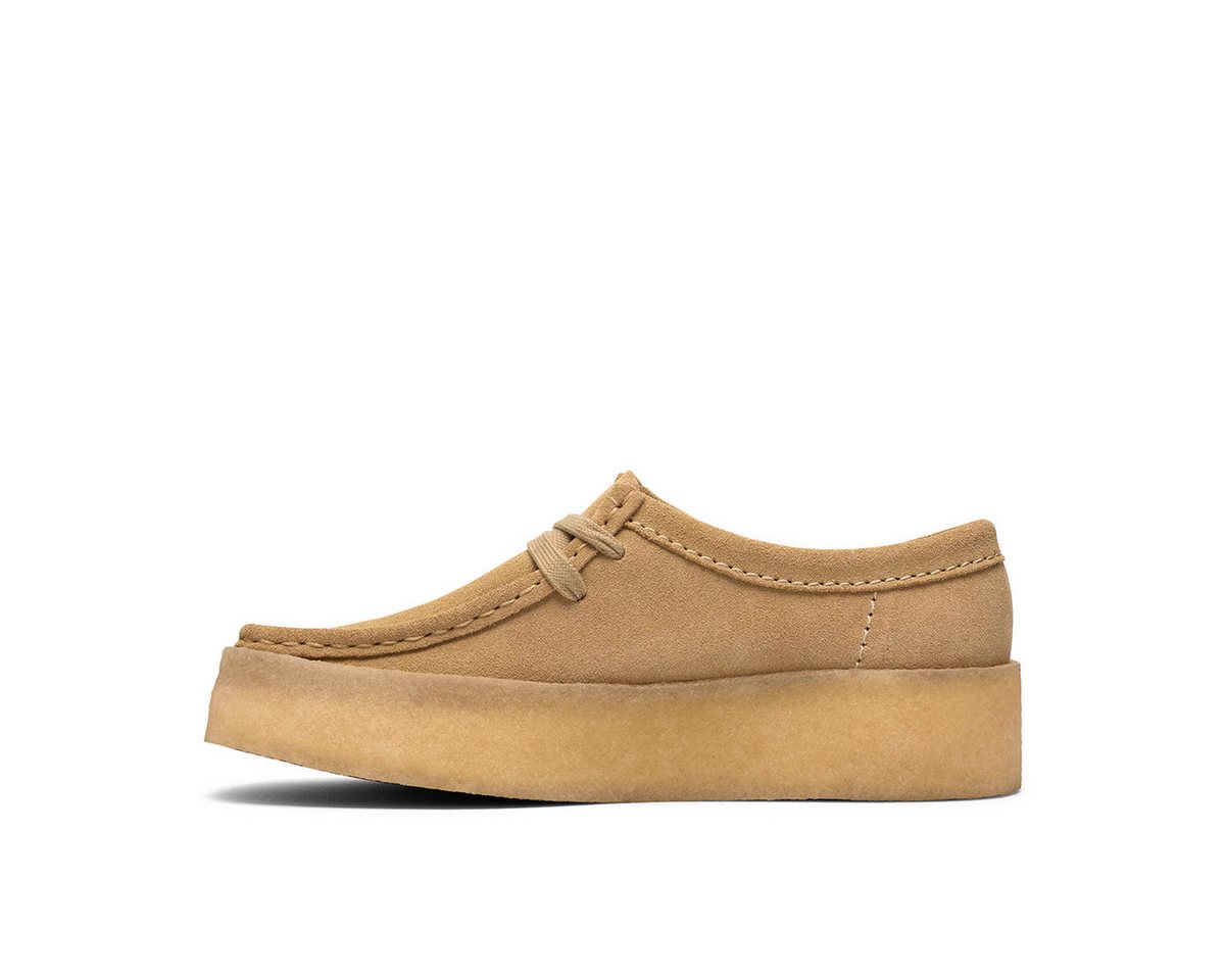 Clarks Clarks Wallabee Cup 26185689 4, Schnürschuhe, Beige, Damen Schnürschuh – Bild 4 von 5