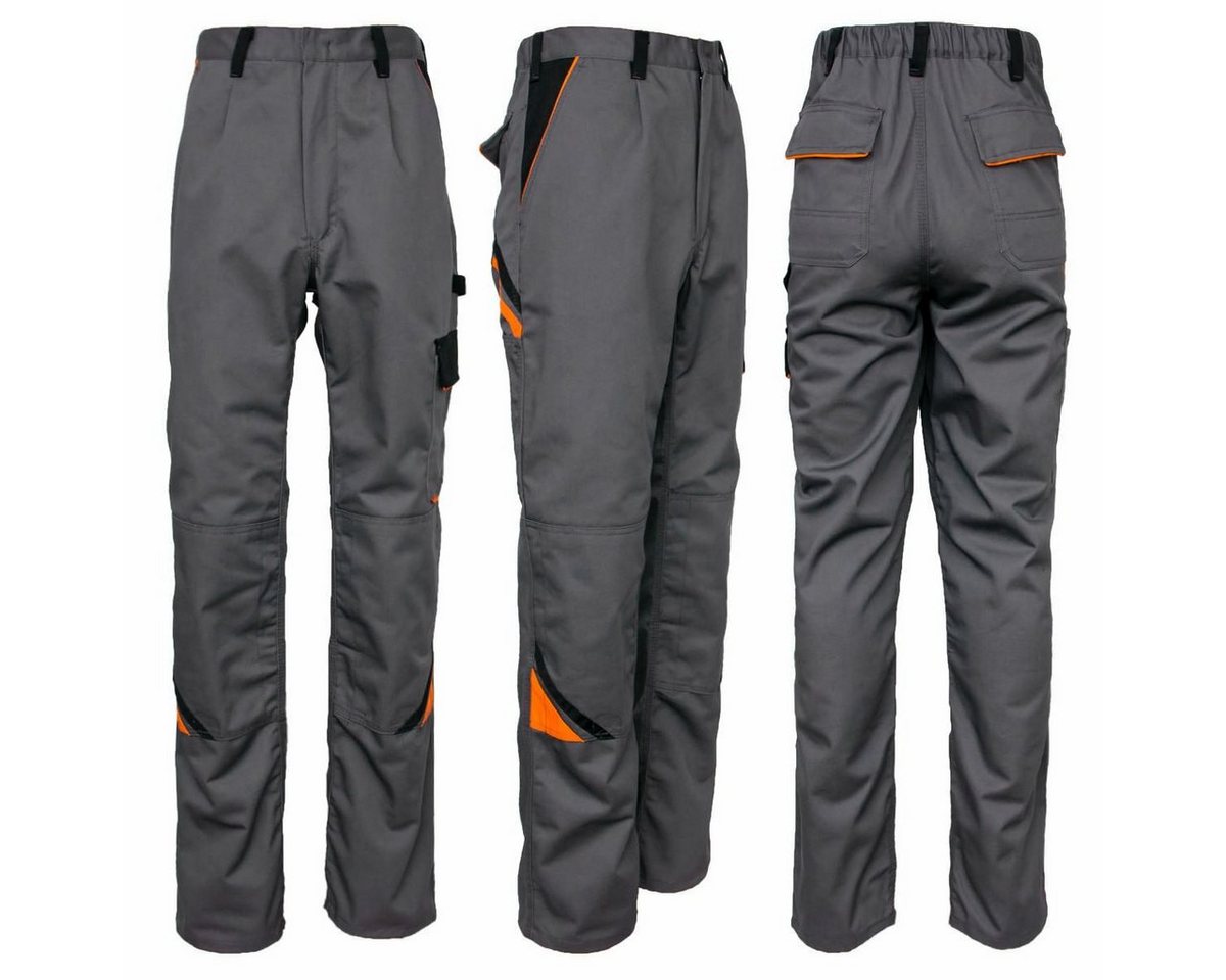 Classic Arbeitshose Arbeitshose Berufshose Schutzhose Sicherheitshose Grau (PROF-SP-GR) – Bild 2 von 5