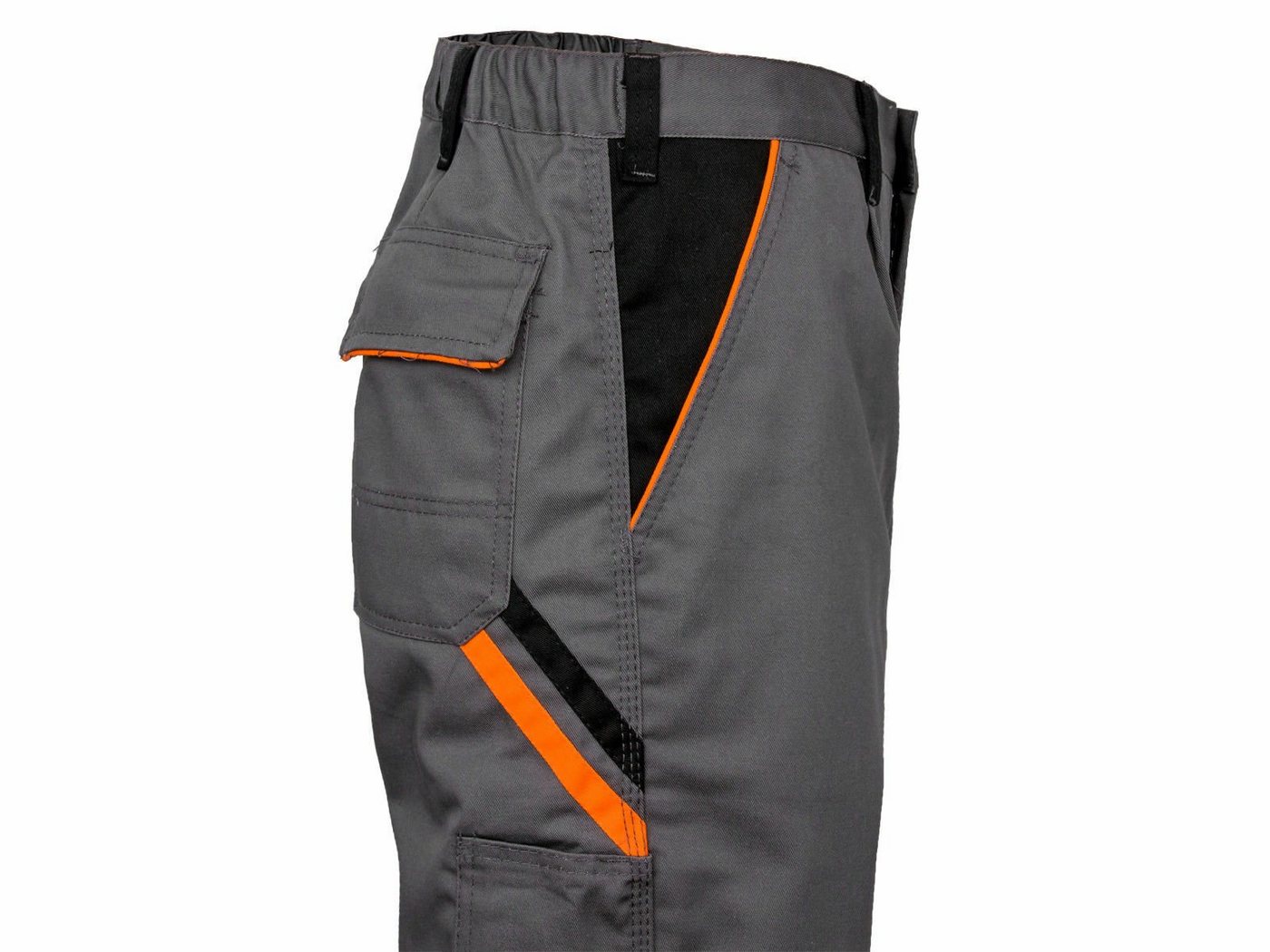 Classic Arbeitshose Arbeitshose Berufshose Schutzhose Sicherheitshose Grau (PROF-SP-GR) – Bild 3 von 5