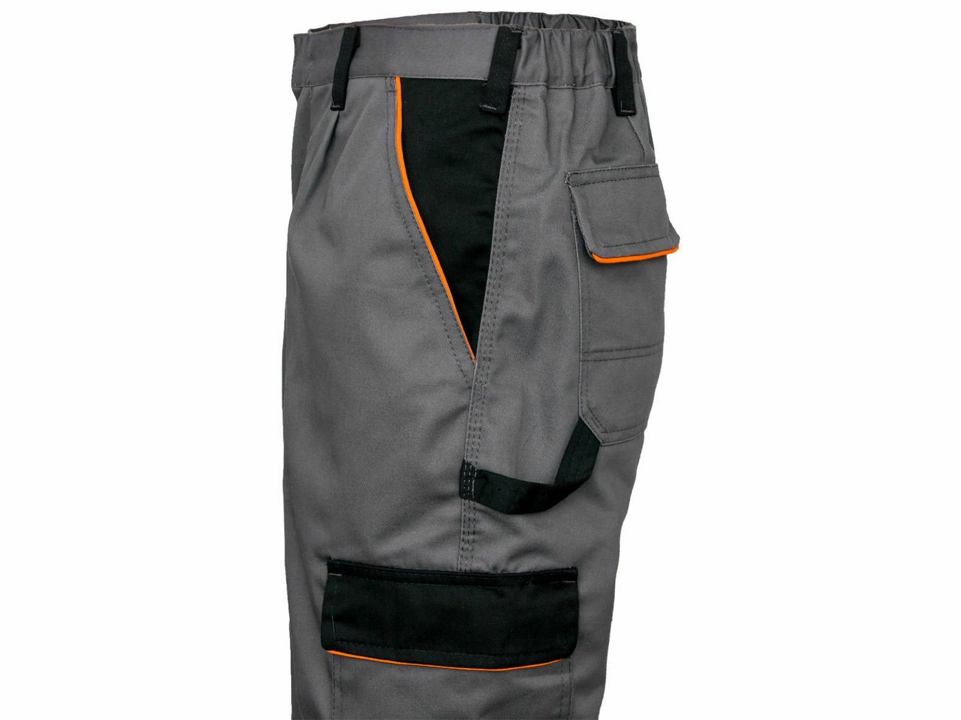 Classic Arbeitshose Arbeitshose Berufshose Schutzhose Sicherheitshose Grau (PROF-SP-GR) – Bild 4 von 5
