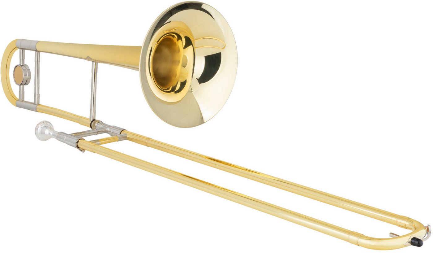 Classic Cantabile Posaune TP-42 Tenorposaune mit Koffer Bb, inkl. Koffer & Mundstück, Schallbecher: 215 mm Messing – Bild 2 von 5