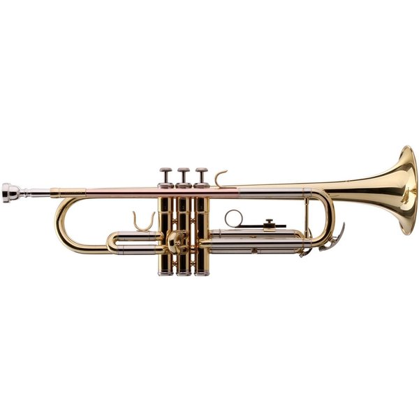 Classic Cantabile Trompete TR-39 Trompete Bb, inkl. Koffer & Mundstück, Mundrohr: Goldmessing, Bohrung: 11,8 mm