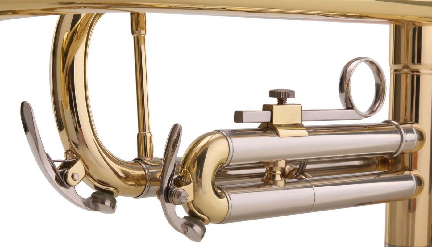 Classic Cantabile Trompete TR-39 Trompete Bb, inkl. Koffer & Mundstück, Mundrohr: Goldmessing, Bohrung: 11,8 mm – Bild 2 von 5