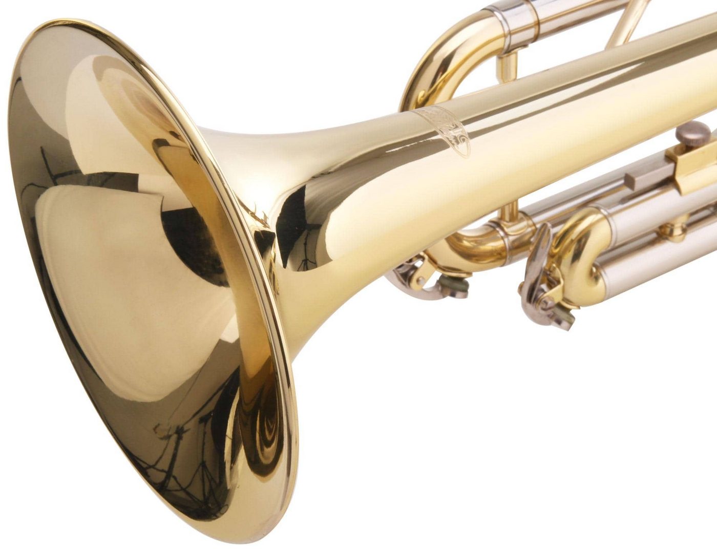 Classic Cantabile Trompete TR-39 Trompete Bb, inkl. Koffer & Mundstück, Mundrohr: Goldmessing, Bohrung: 11,8 mm – Bild 4 von 5