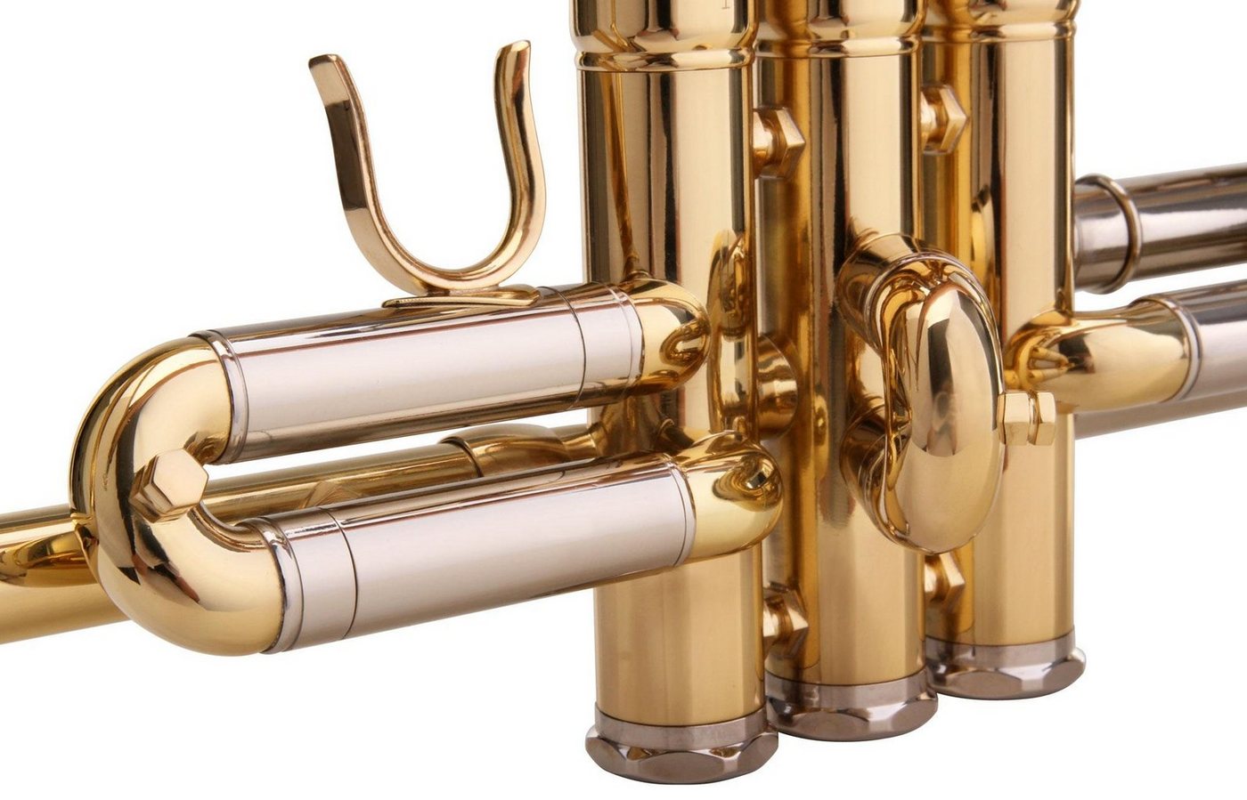 Classic Cantabile Trompete TR-40 Trompete Bb, inkl. Koffer & Mundstück, Mundrohr: Goldmessing, Schallbecher: 125 mm – Bild 4 von 5