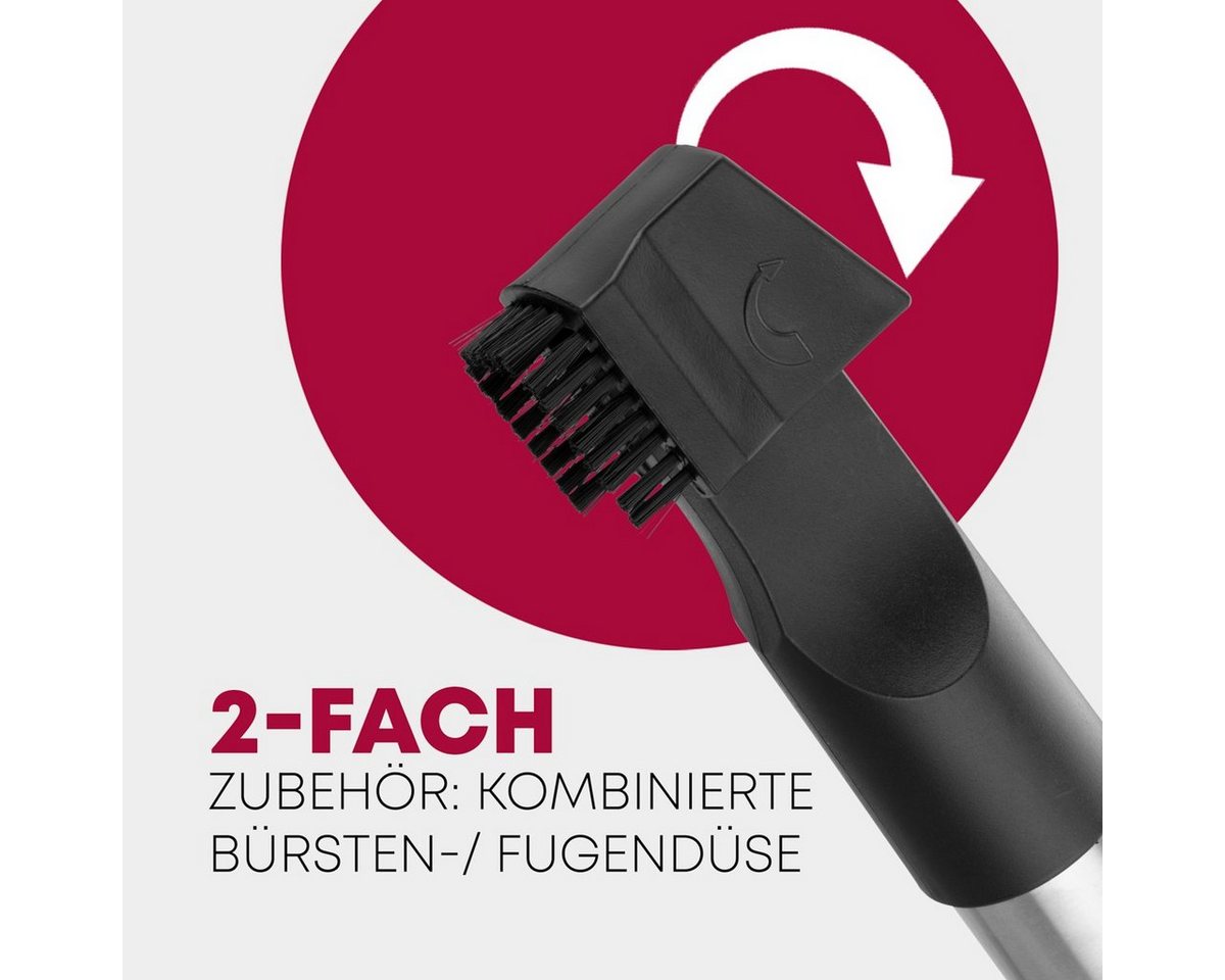 CLATRONIC Bodenstaubsauger BS 1300 N, mit 5-fach Mikrofiltersystem, 700 Watt – Bild 4 von 5