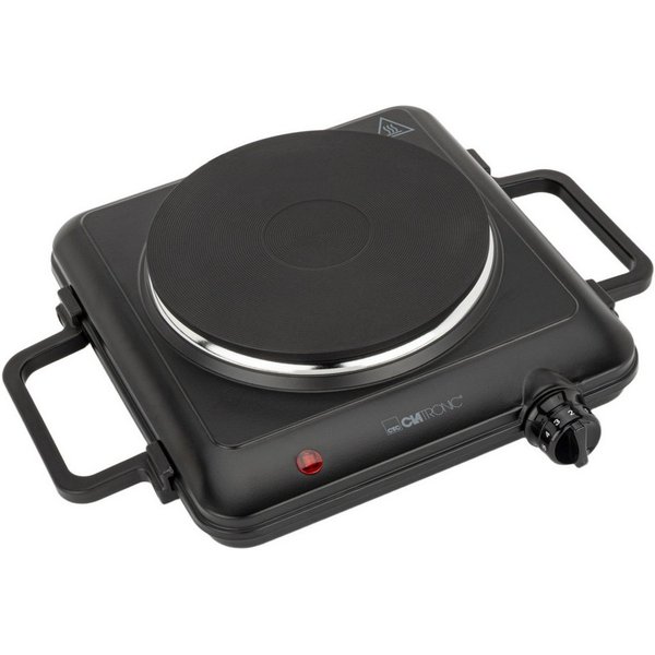 CLATRONIC Einzelkochplatte EKP 3582, für Camping, Küche, Büro, 1500W, Ø ca. 180 mm