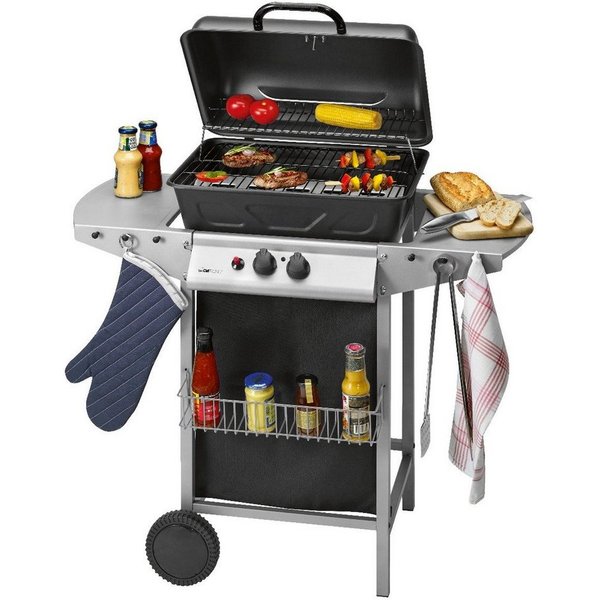 CLATRONIC Gasgrill GG 3590, mit 2 Heizzonen für indiv. Temperatursteuerung