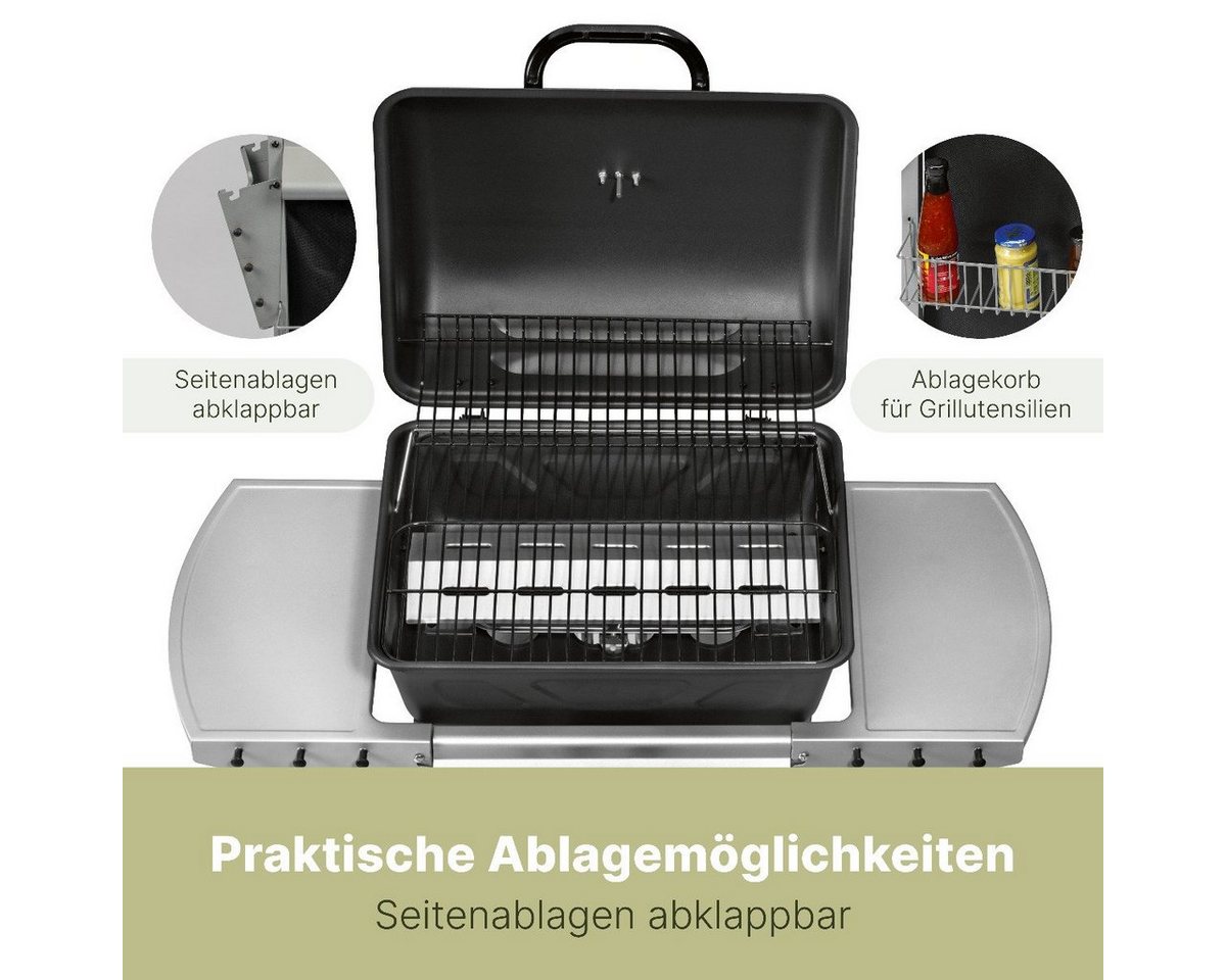 CLATRONIC Gasgrill GG 3590, mit 2 Heizzonen für indiv. Temperatursteuerung – Bild 3 von 5