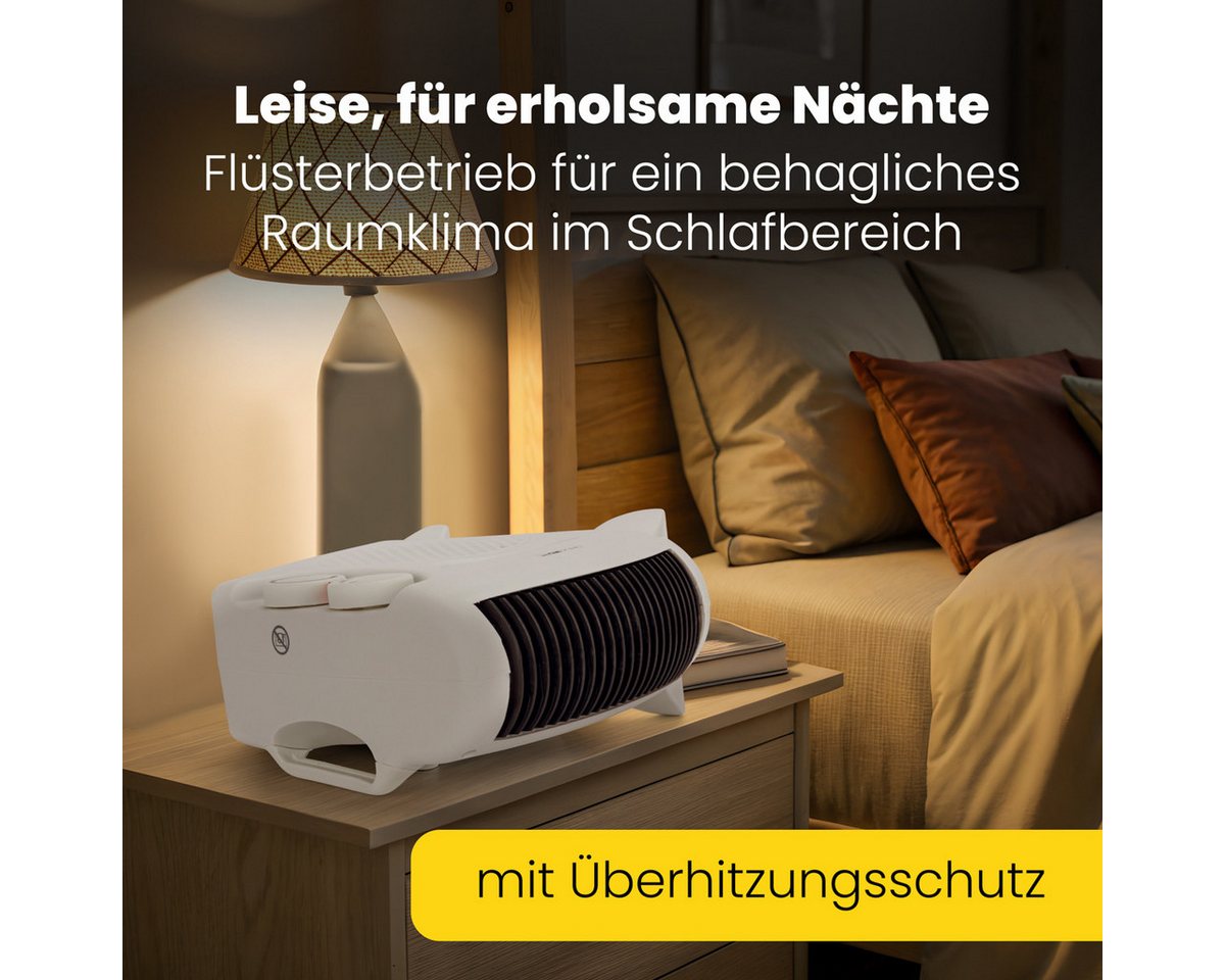 CLATRONIC Heizlüfter HL 3838, mit Ventilatorfunktion, max. 2000W – Bild 5 von 5