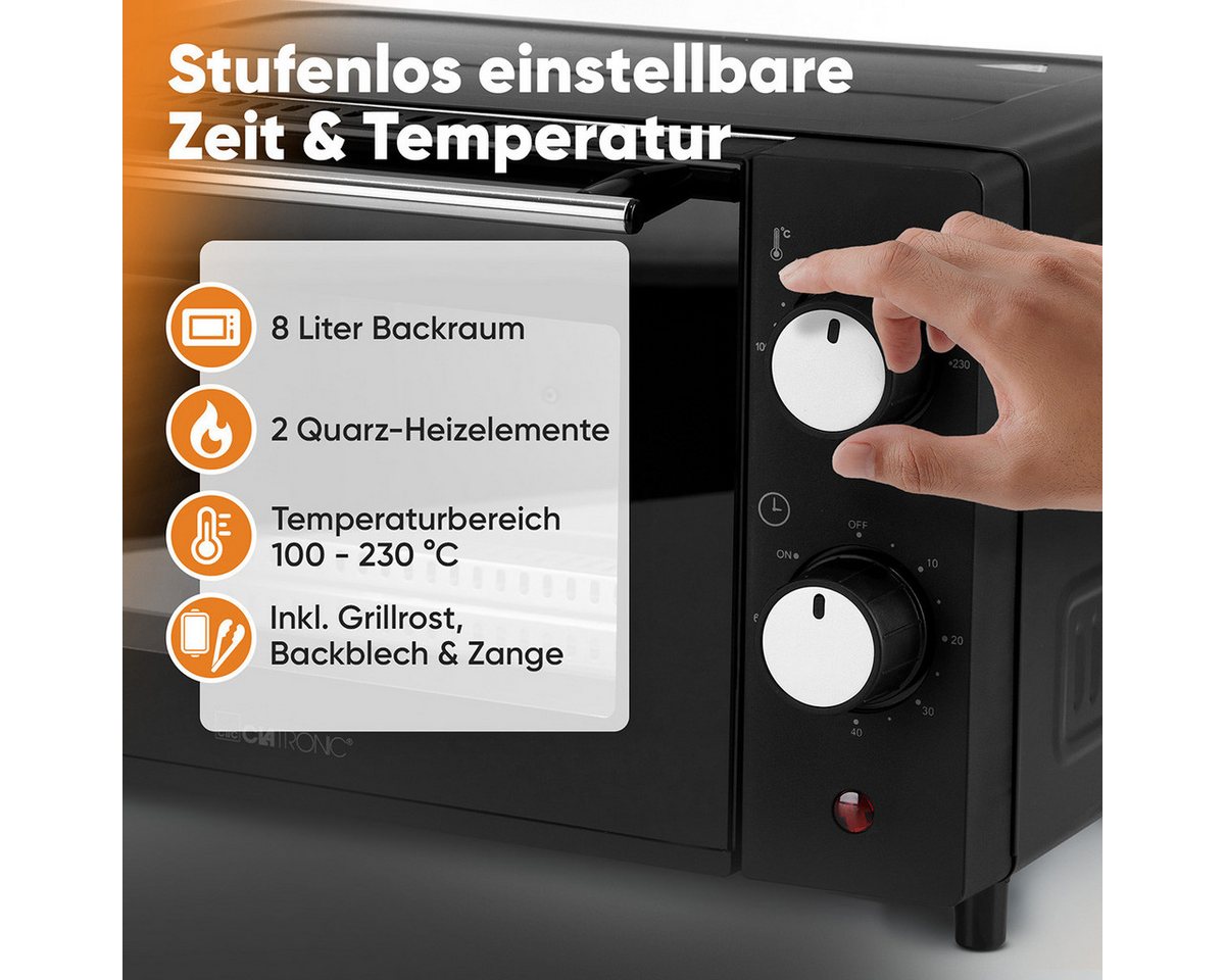 CLATRONIC Minibackofen MB 3746 – Bild 2 von 5