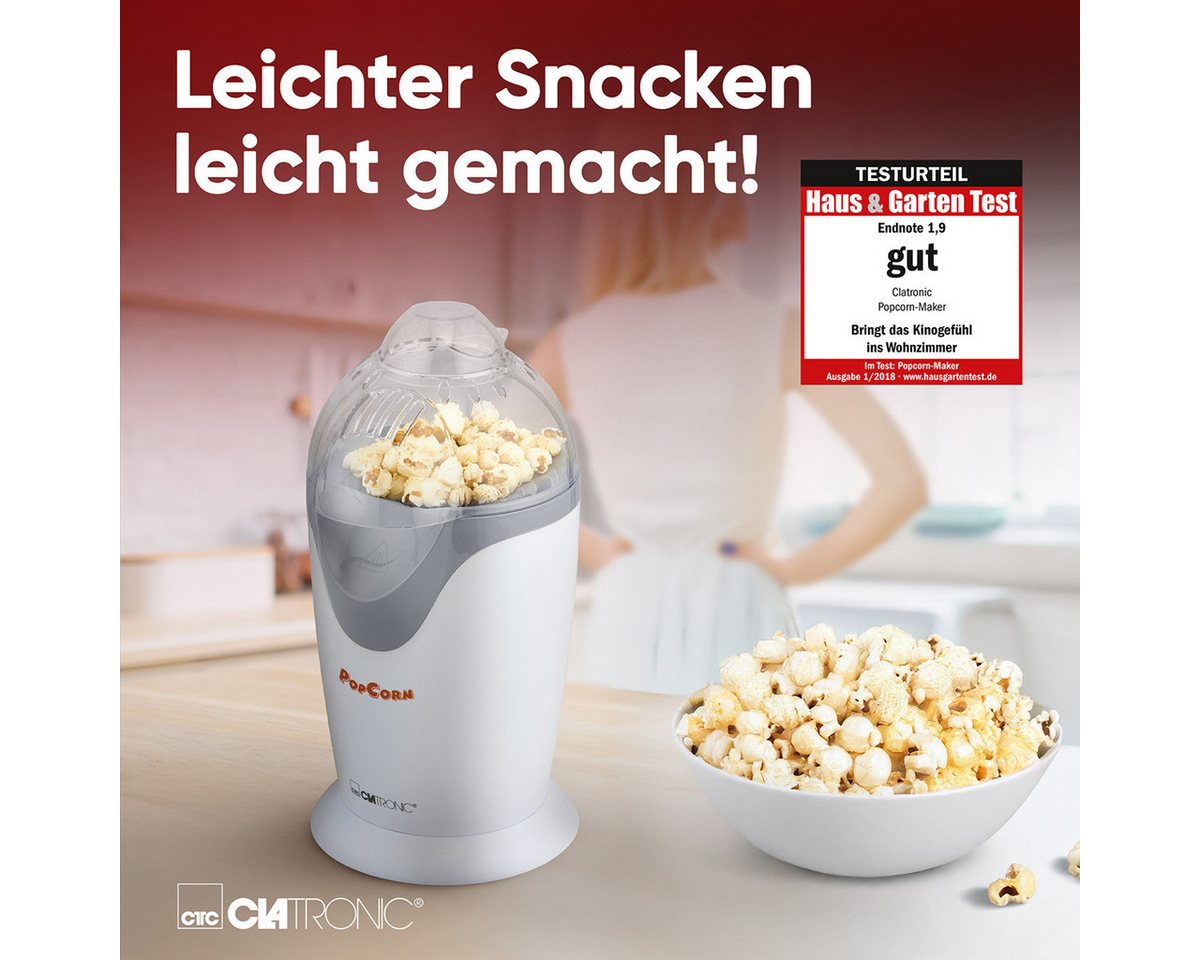 CLATRONIC Popcornmaschine PM 3635, Popcornmaschine, schnelle Zubereitung – Bild 3 von 5