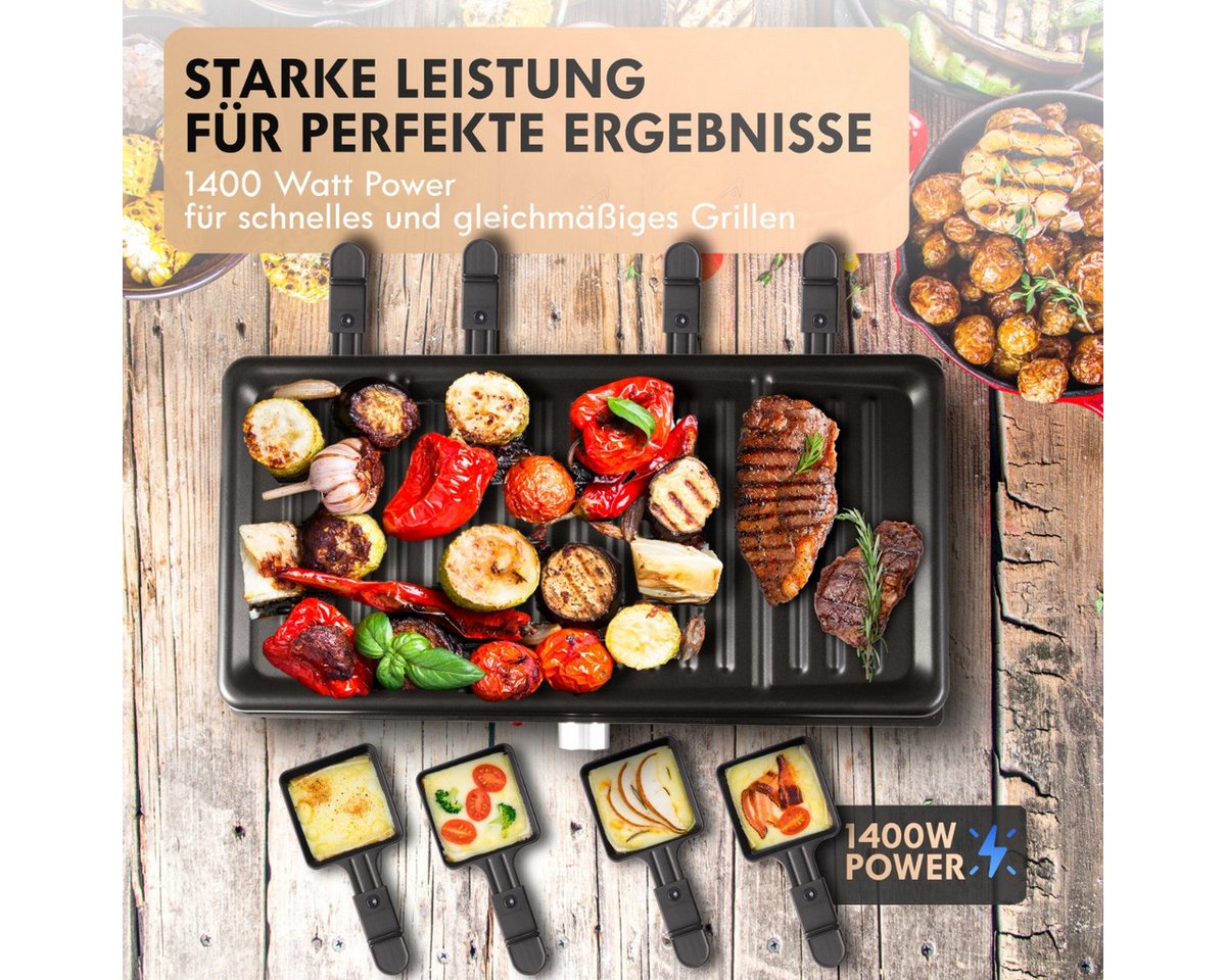 CLATRONIC Raclette RG 3757, für 8 Personen, Cool Touch-Gehäuse – Bild 2 von 5