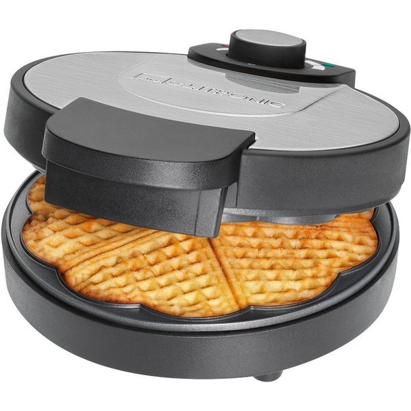 CLATRONIC Waffeleisen WA 3492, Waffeleisen 18cm Backfläche, antihaftbeschichtet