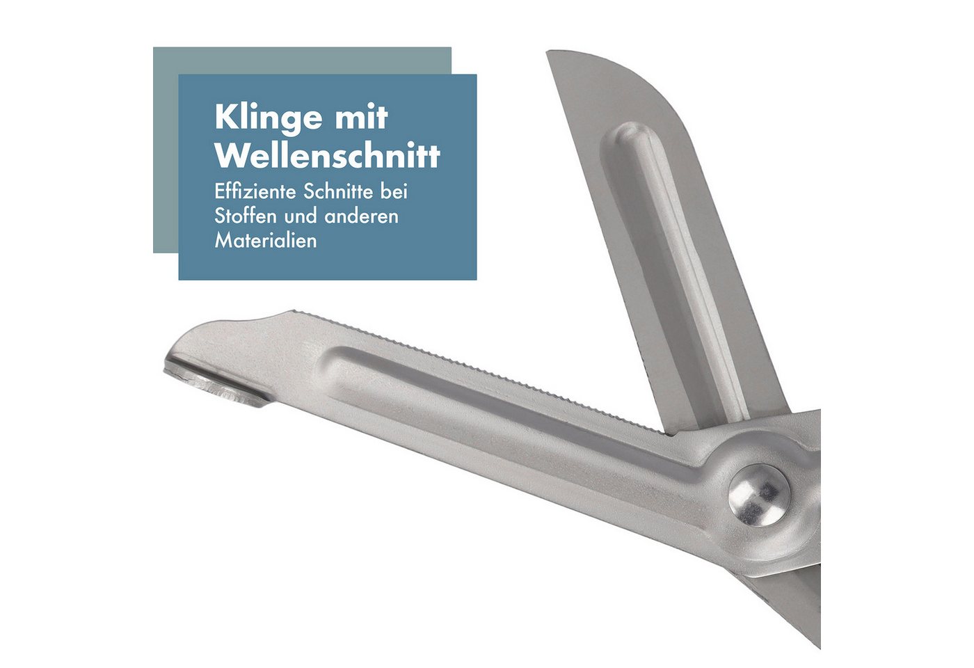 CLAUSS Universalschere Titanium Verbandschere, Erste Hilfe Schere für Pflaster und Stoffe, Notfallschere mit Titan-Edelstahlklinge – Bild 3 von 5
