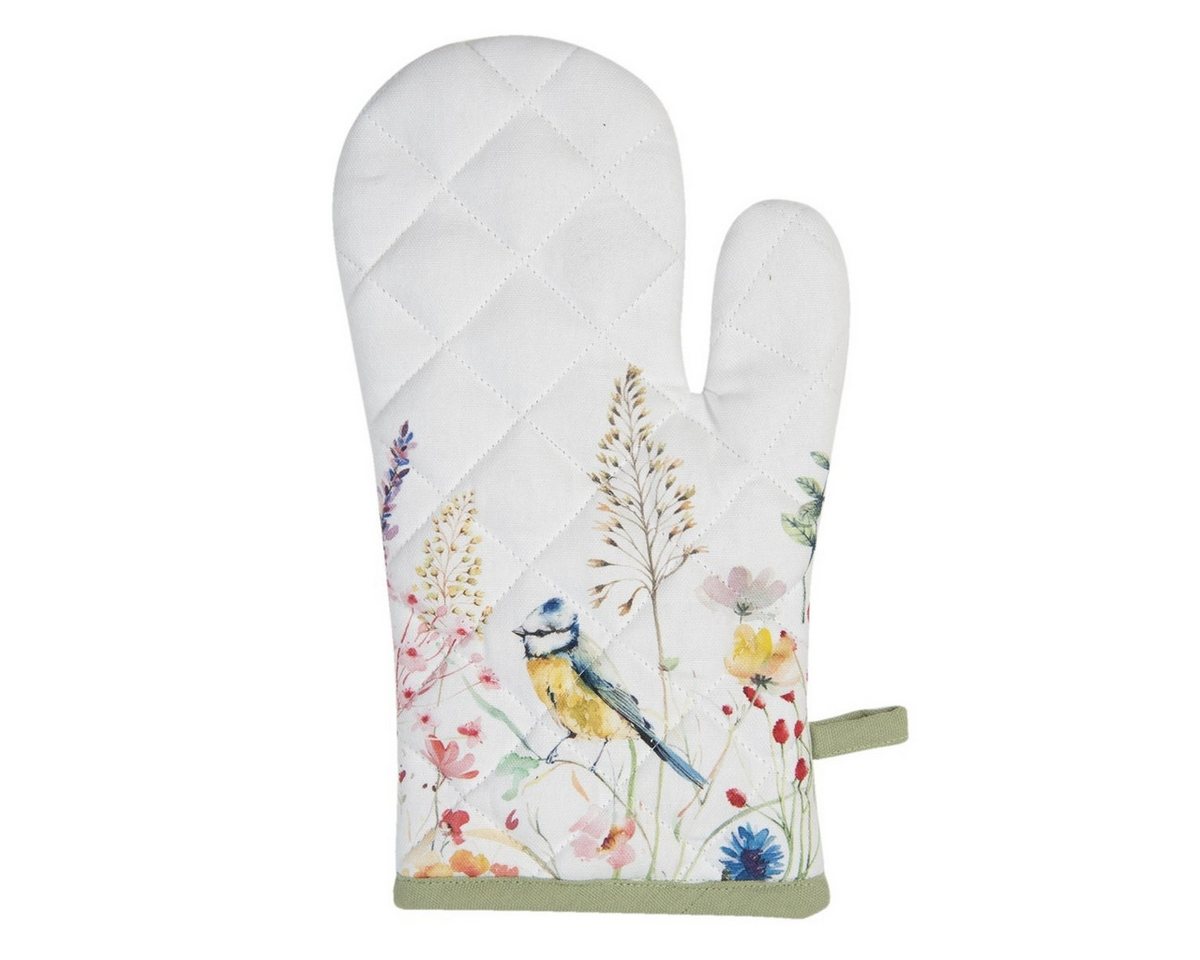 Clayre & Eef Topfhandschuhe Hitzeschutz aus Baumwolle mit Aufhängeschlaufe 30 x 18 cm mit Motiven – Bild 2 von 2
