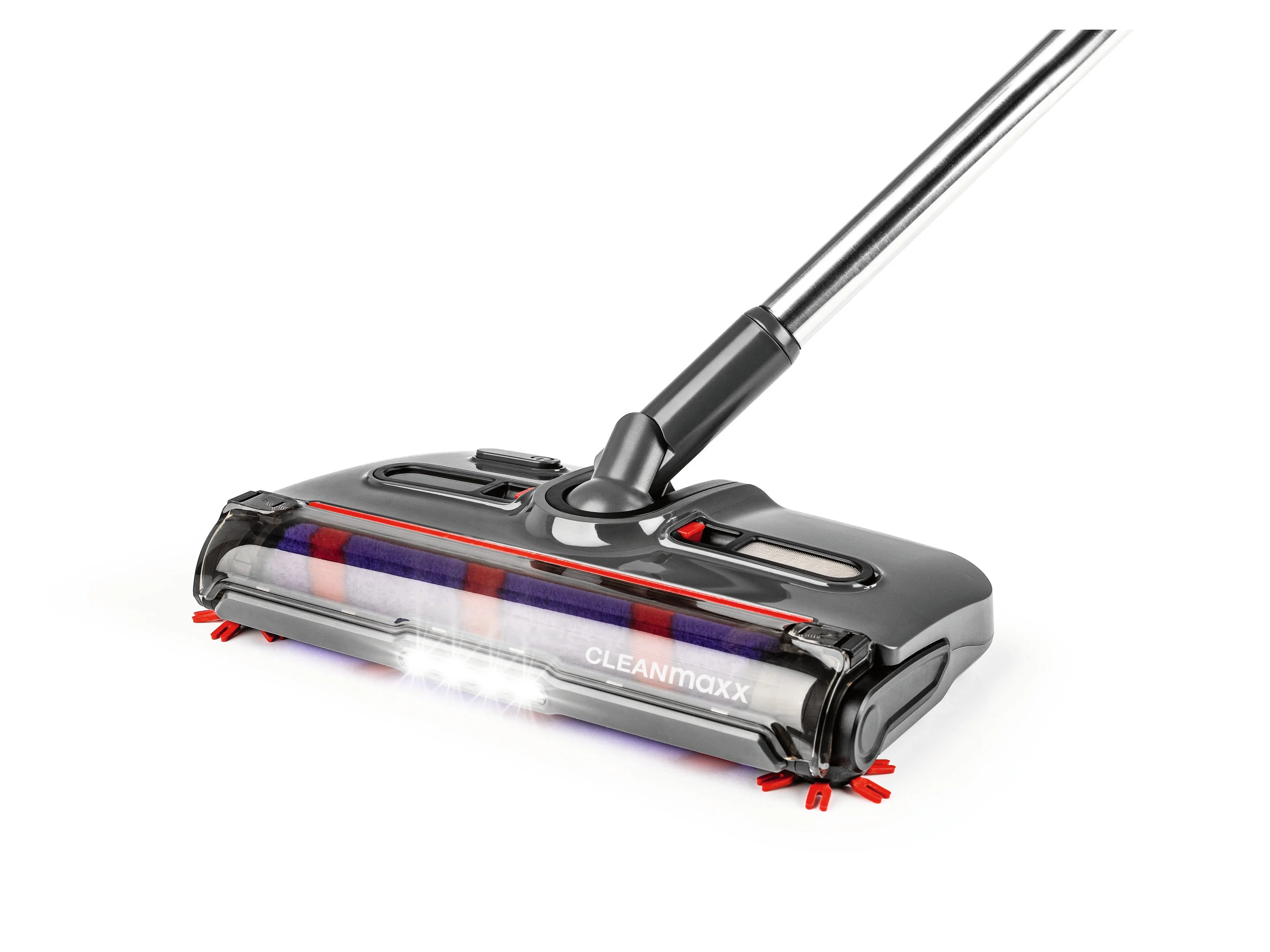 CLEANMAXX Akku-Besen mit Licht 3,7V grau – Bild 4 von 4