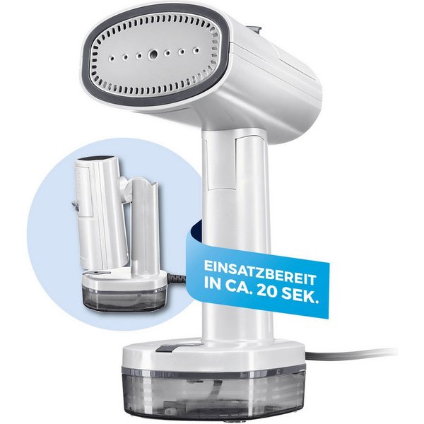 CLEANmaxx Dampfbügeleisen mit Ansaugfunktion faltbar, 1500 W