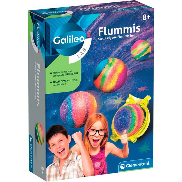 Clementoni® Experimentierkasten Galileo, Flummis, Made in Europe