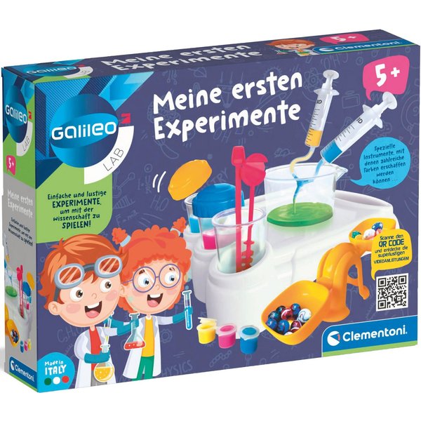 Clementoni® Experimentierkasten Galileo, Meine ersten Experimente, Made in Europe