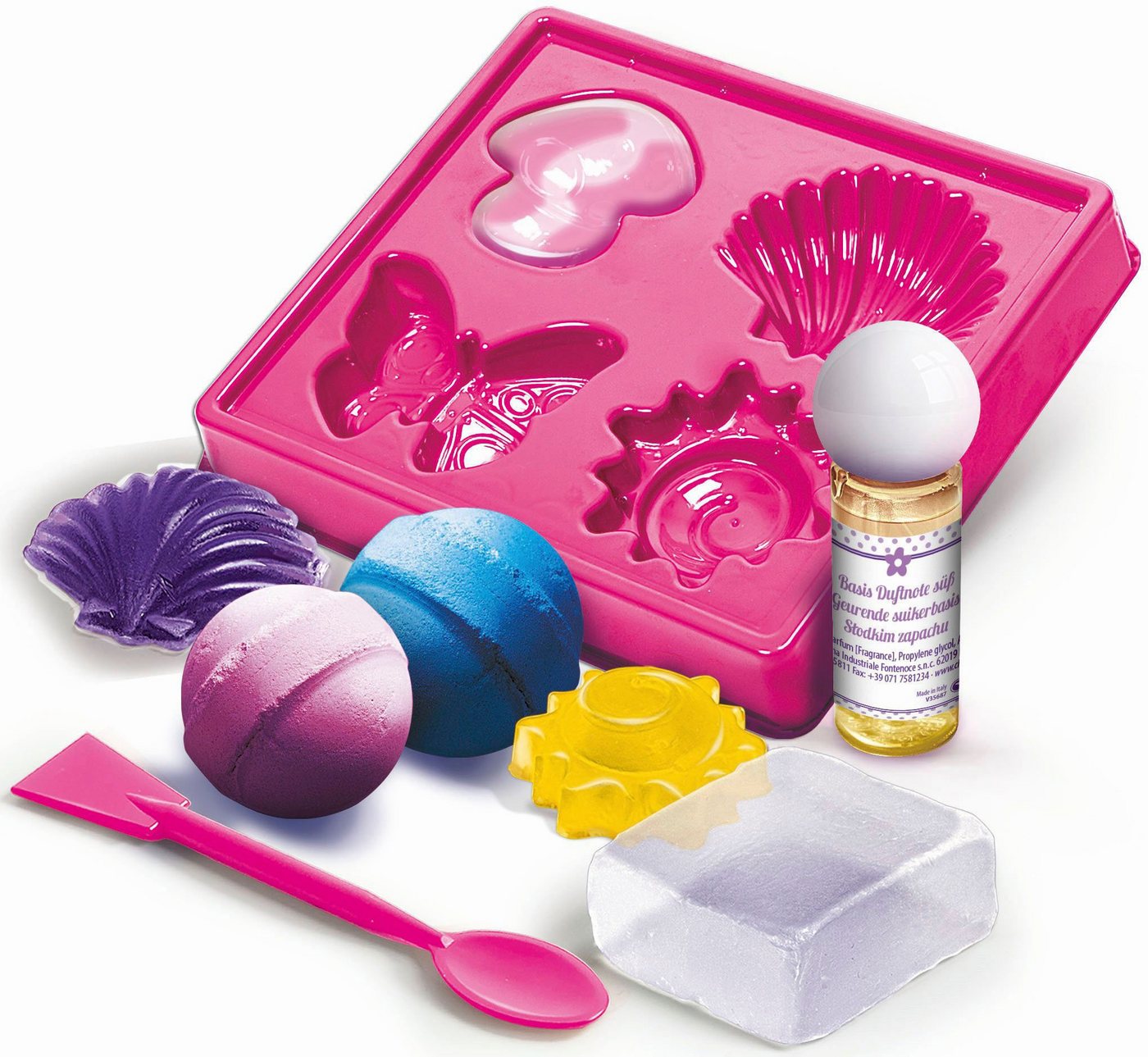 Clementoni® Experimentierkasten Galileo, Seifen und Badekugeln, Made in Europe – Bild 3 von 5