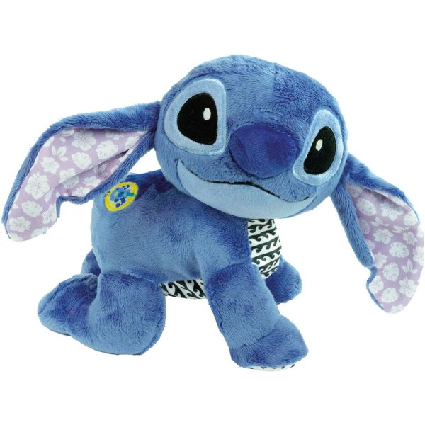 Clementoni® Plüschfigur Disney Baby, Krabbel mit mir Stitch, mit Sound