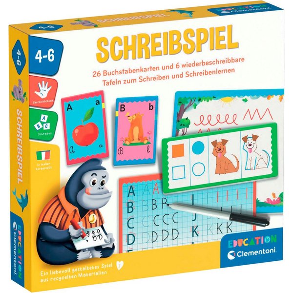 Clementoni® Spiel Education, Schreib-Spiel, Lernspiel, Made in Europe