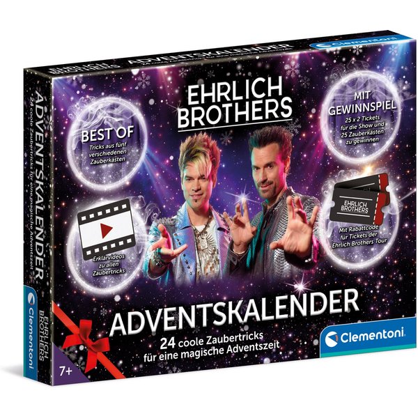 Clementoni® Spielzeug-Adventskalender Ehrlich Brothers - Adventskalender der Magie