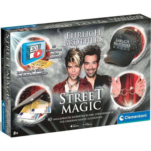 Clementoni® Zauberkasten Ehrlich Brothers, Street Magic