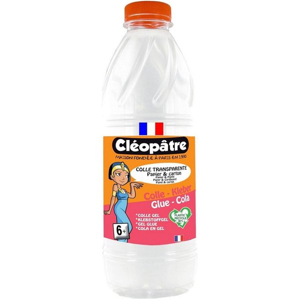 CLEOPATRA Bastelkleber COLLE TRANSPARENTE – TRANSP. PAPIER- UND BASTELKLEBER, LÖSUNGSMITTELFR
